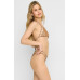 Бронзовый купальник Billie Glitter Nude Beach Bunny