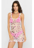Crawford Crochet Dress Pink