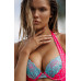 Lady Lace Push Up Pink Polka Dot Beach Bunny