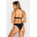 Черный купальник Evie Bralette Black Beach Bunny