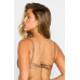 Золотой купальник Evie Bralette Glitter Nude Beach Bunny